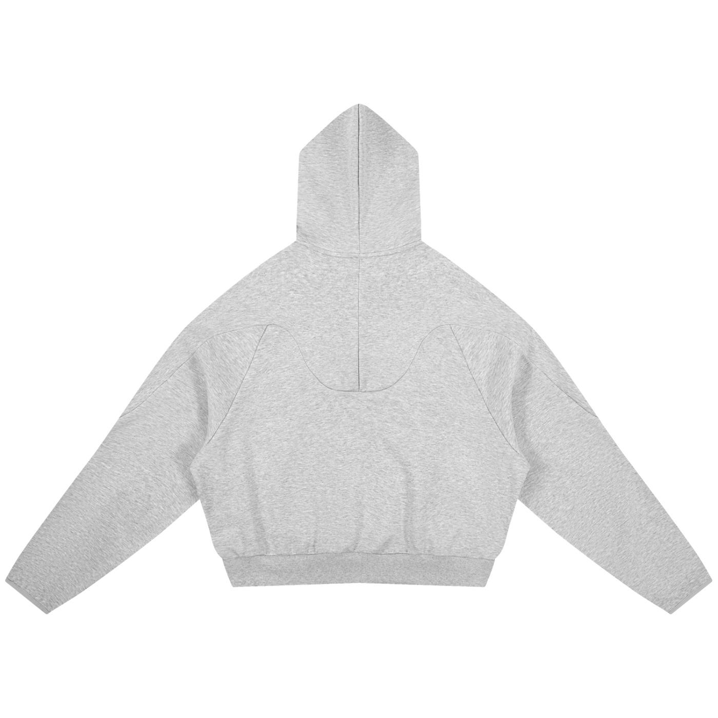 Flower grey hoodie on a white background