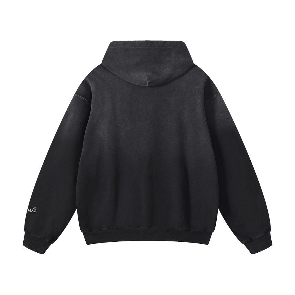 Black hoodie on a white background