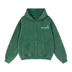 Green hoodie with 'JOCARDE' logo on a white background
