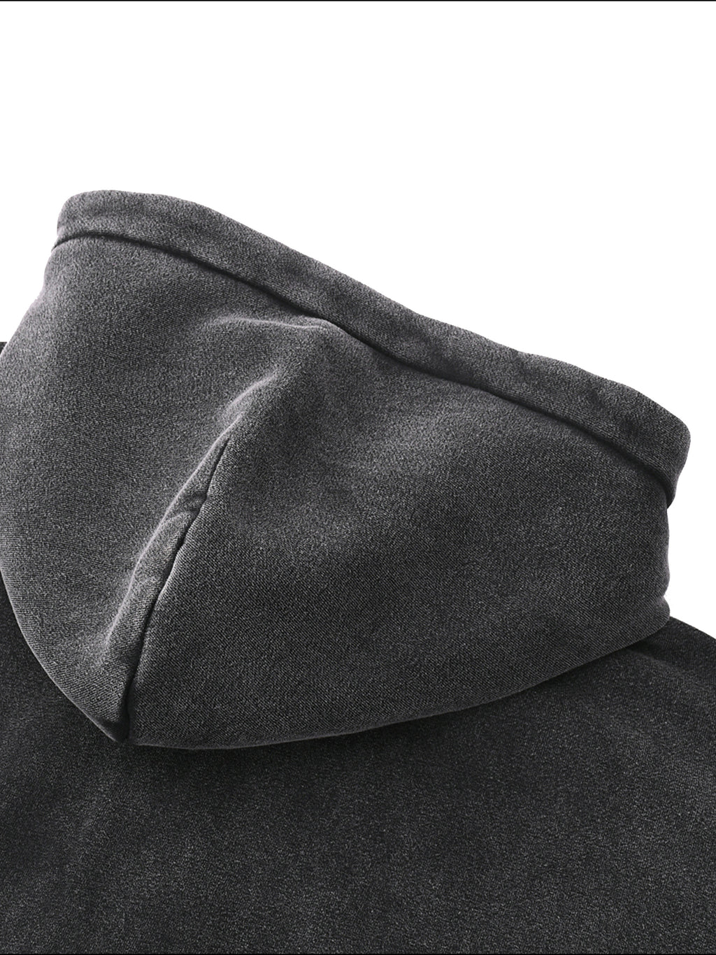 Jocarde Zip-Through Boxy Fleece Hoodie