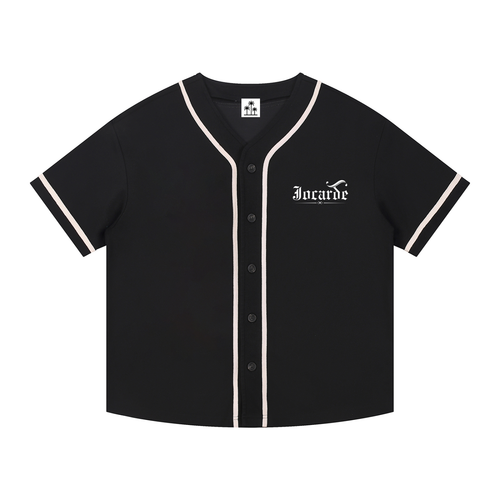 jocarde,baseball jersey,black and white,comfort,sports jersey,going fast,troubadour