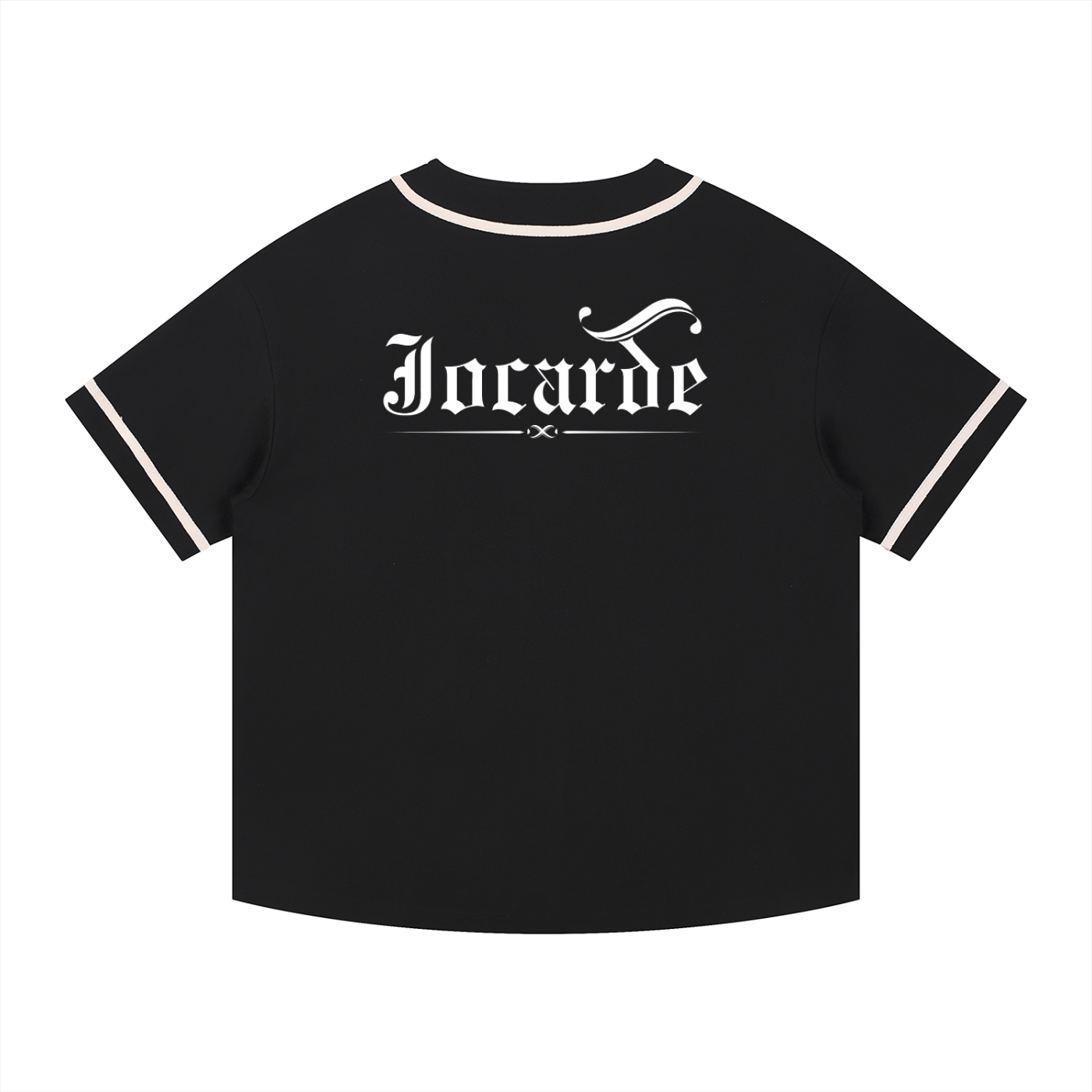jocarde,baseball jersey,black and white,comfort,sports jersey,going fast,troubadour