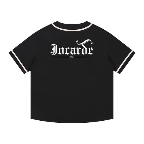 jocarde,baseball jersey,black and white,comfort,sports jersey,going fast,troubadour