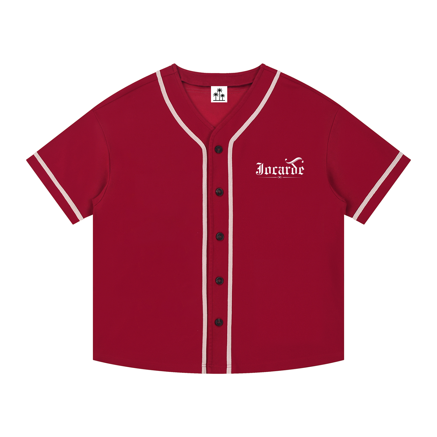 jocarde,baseball jersey,red and white,comfort,sports jersey,going fast,troubadour